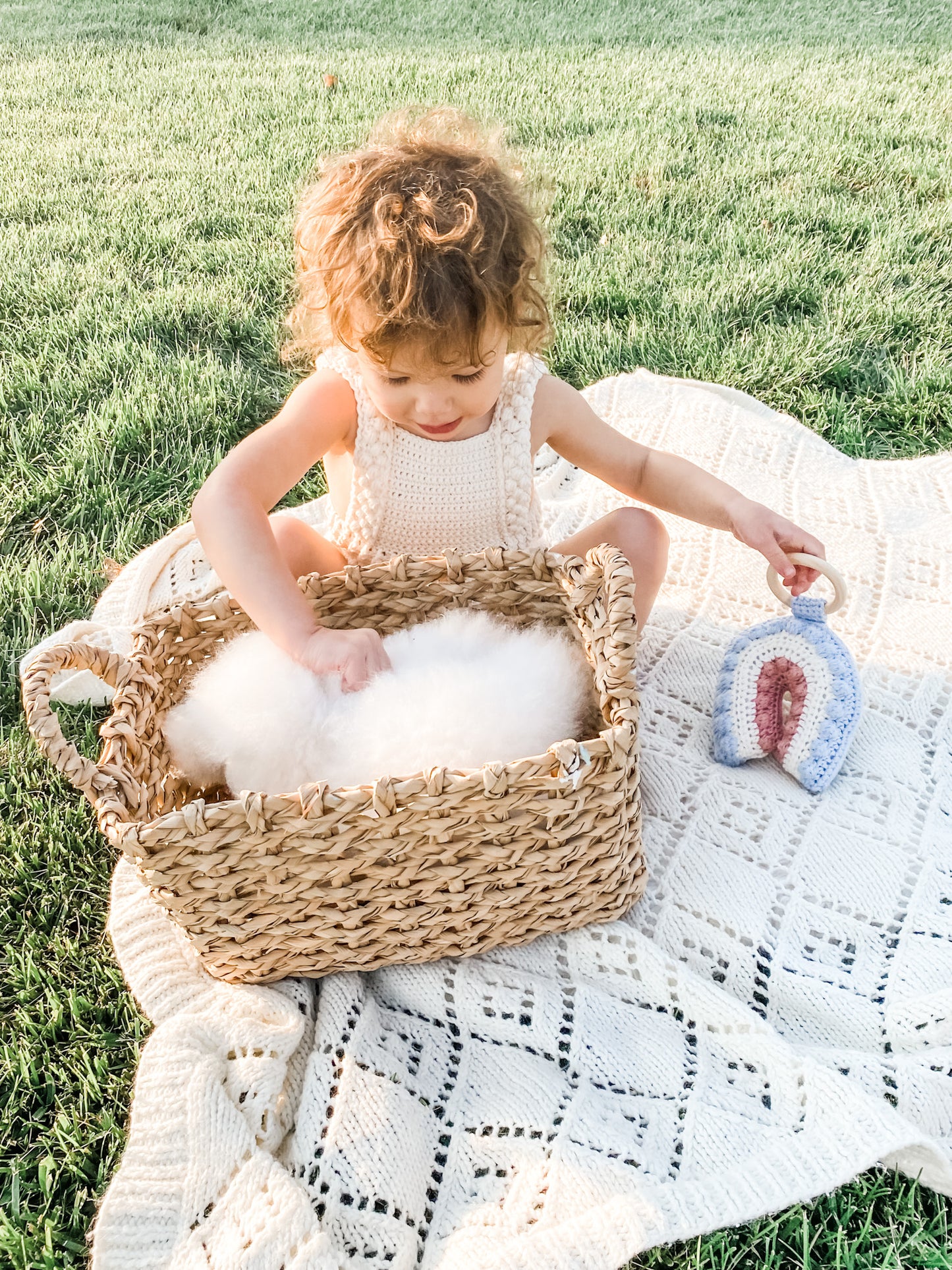 Crochet romper size 12-18 mos