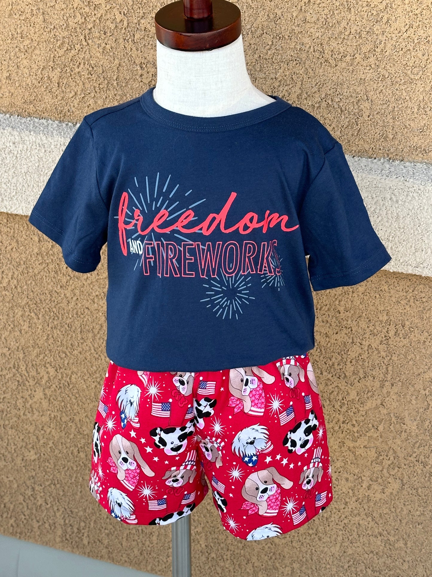 Patriotic shorts various sizes