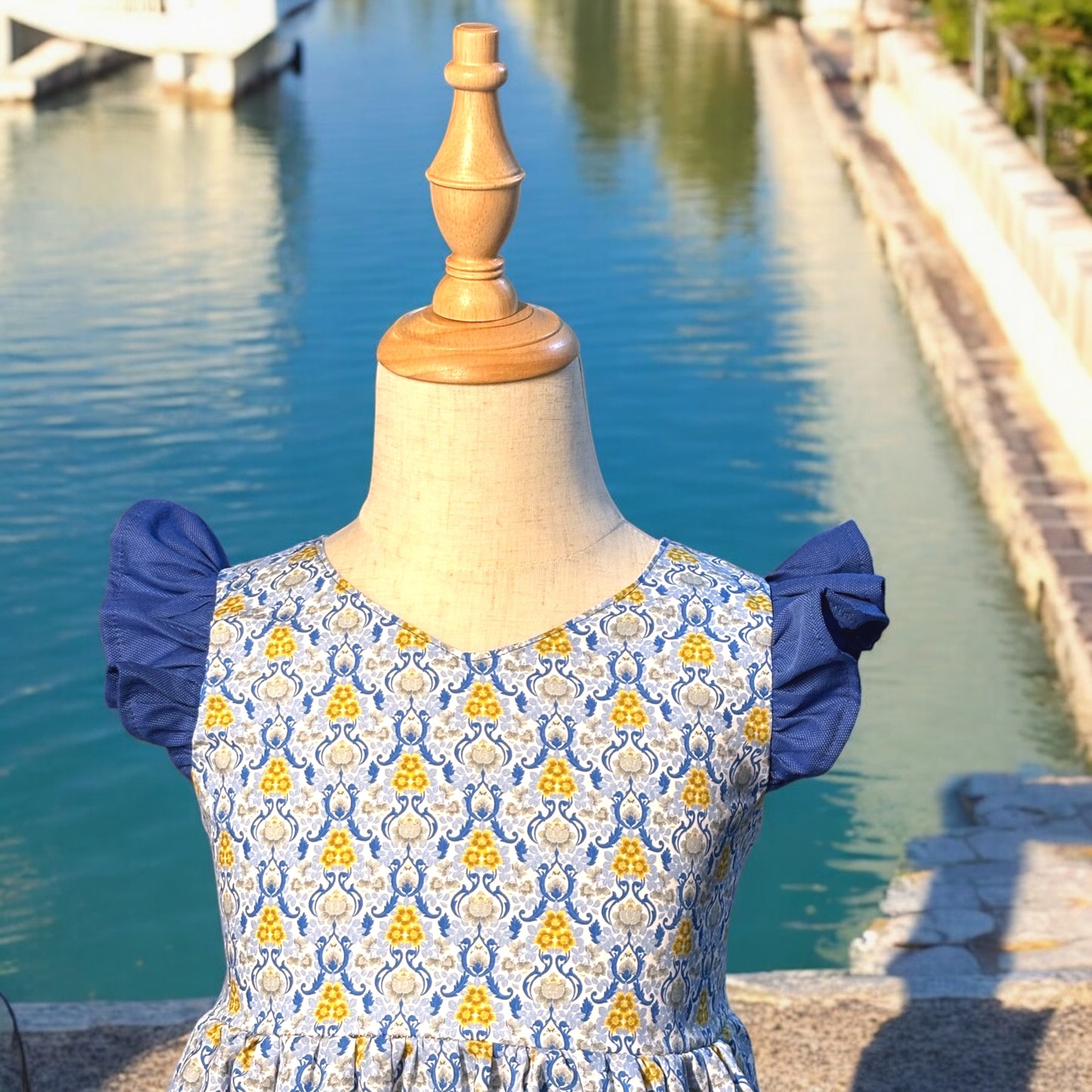 Vietri Italian style dress, custom ordered, size 6