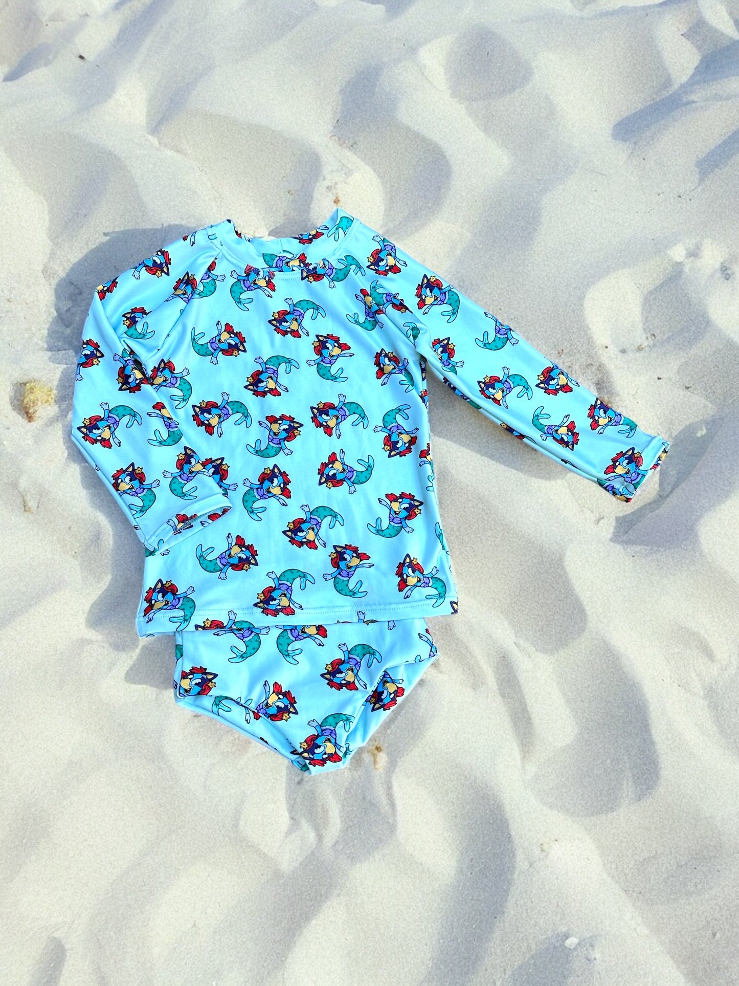 Custom Bluey Swim Suit, 2 piece