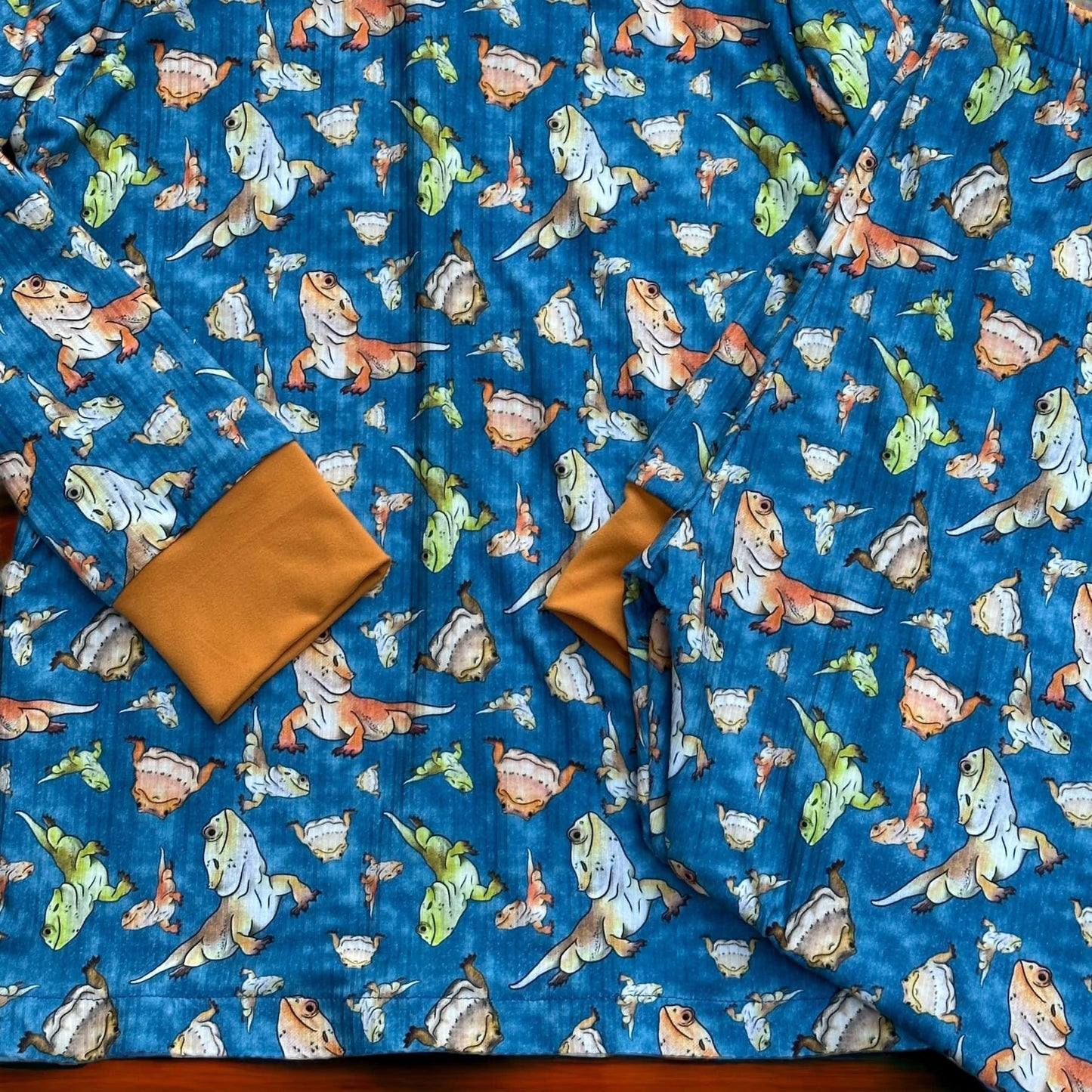 Lizard pajamas size 10/12