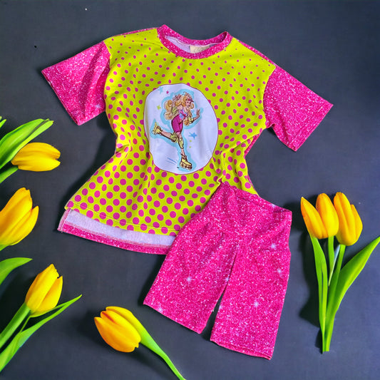 Barbie 2 piece outfit size 3T