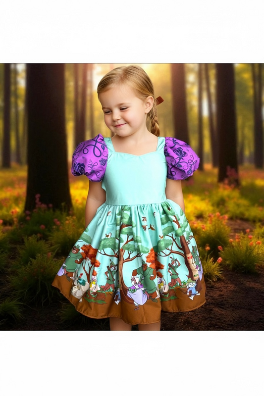 🌿 Robin Hood Enchanted Forest Adventure Dress – Size 6